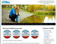 Tablet Screenshot of coreenvironmental.org